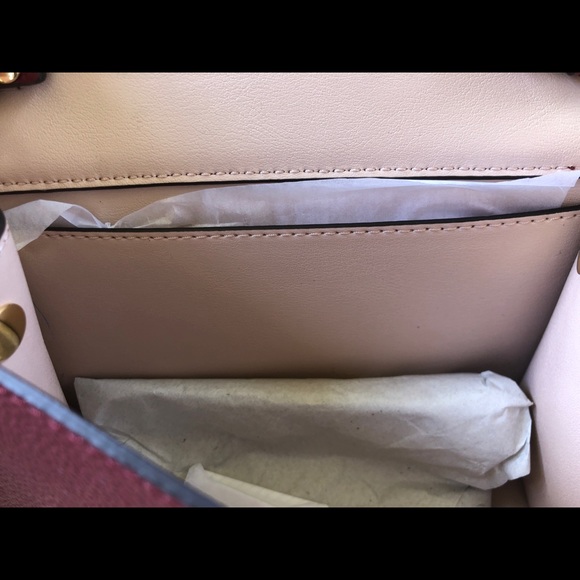 Gaby’sBags👜💕-NWT Michael Kors Crossbody burgundy - Picture 8 of 8